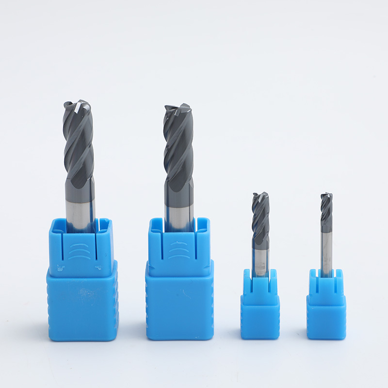 HRC45 Corner Radius End Mills 4 Flute - 1