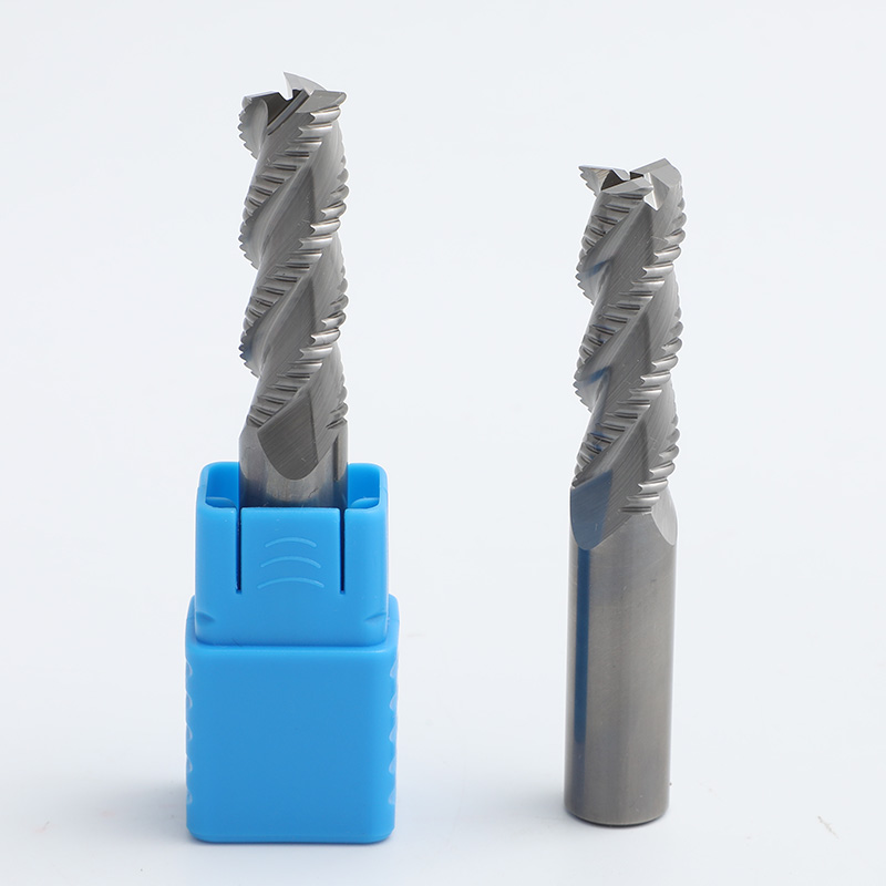 HRC45 Roughing End Mills for Aluminum 3 Flute thumbnail 2