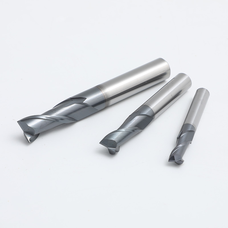 HRC45 Square End Mills 2 Flute - 1
