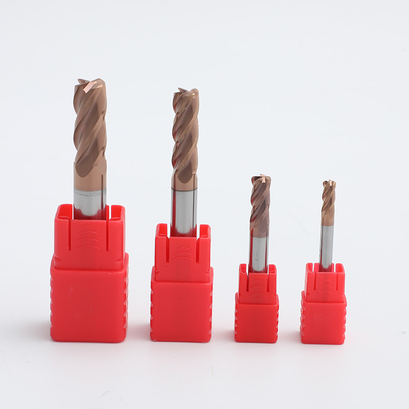 HRC55 Corner Radius End Mills 4 Flute - 1