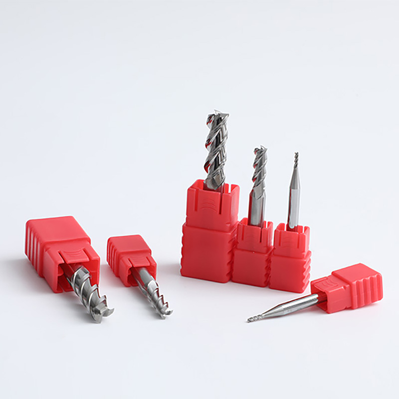 HRC45 End Mills for Aluminum 3 Flute Ballnose thumbnail 2