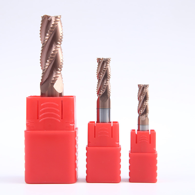HRC55 Roughing End Mills 4 Flute - 1