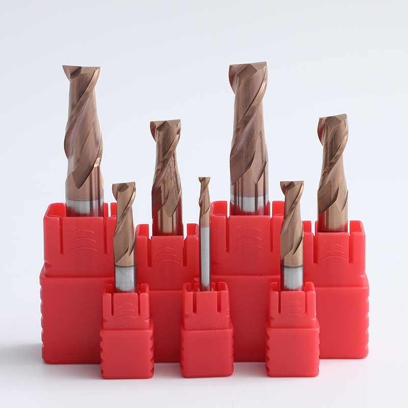 HRC55 Square End Mills 2 Flute - 1