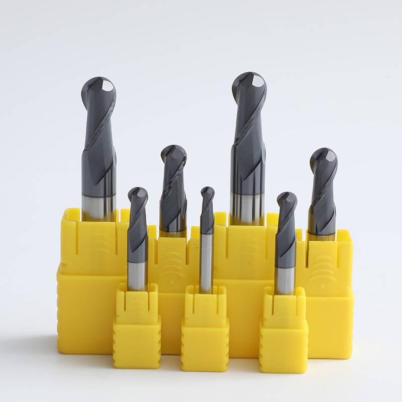 HRC60 Ball Nose End Mills 2 Flute - 1