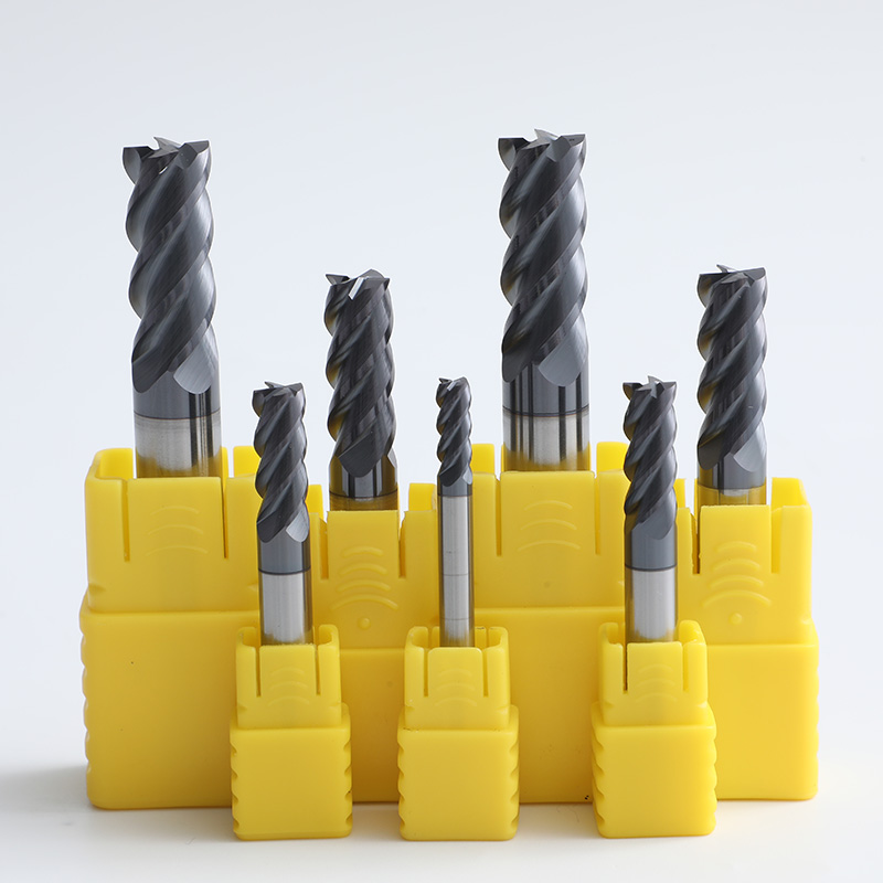 HRC60 Square End Mills 4 Flute thumbnail 4