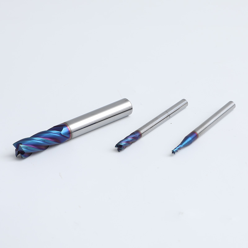 HRC65 Square End Mills 4 Flute - 1