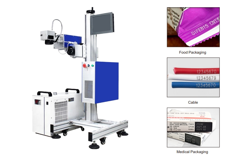 Assembly Line CO2 Laser Marking Machine